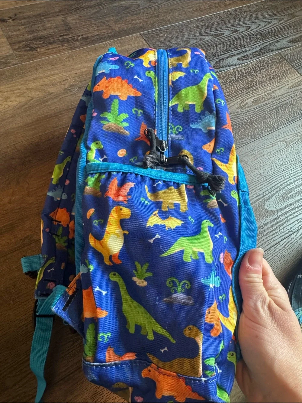 Kids dinosaur school backpack 14” by 11”
